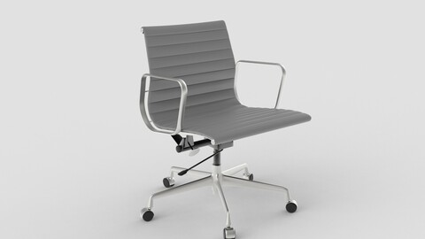 Vitra Aluminium Chair 117 Medium Gray