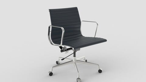 Vitra Aluminium Chair 117 Midnight Blue