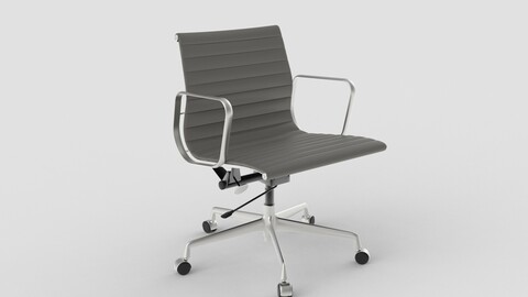 Vitra Aluminium Chair 117 Olive Green
