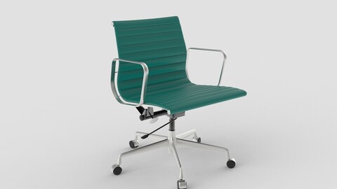 Vitra Aluminium Chair 117 Teal