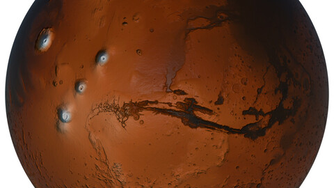 Mars 3D Globe 2