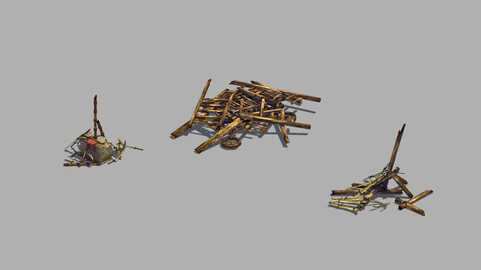 Broken - knife ladder - ladder truck