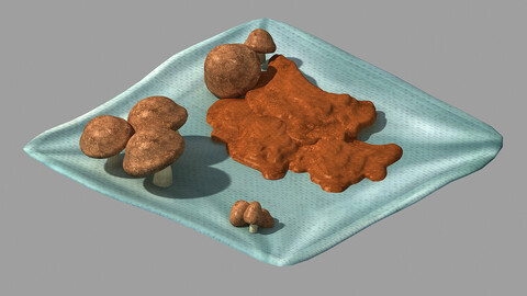 City - mushroom stand