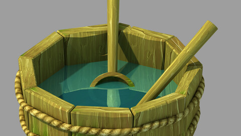 City - spoon wood barrel