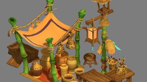 City - bamboo cage shop