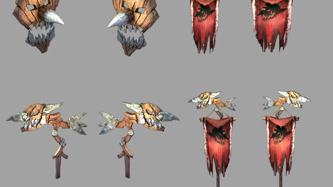 Black hole - mask - road sign - flag