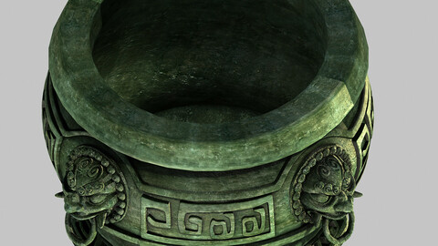 Palace - Bronze Ding - Han