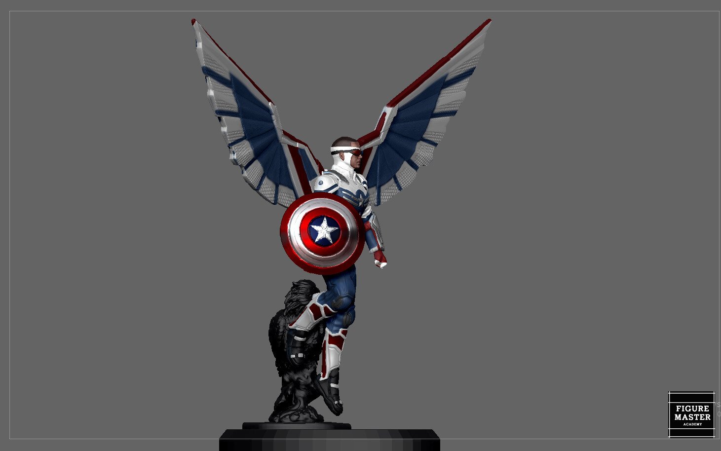 ArtStation - CAPTAIN AMERICA FALCON SAM WINTER SOLDIER AVENGERS MCU ...