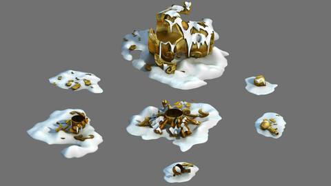 Kunlun Snow Mountain - Broken Incense Burner 03