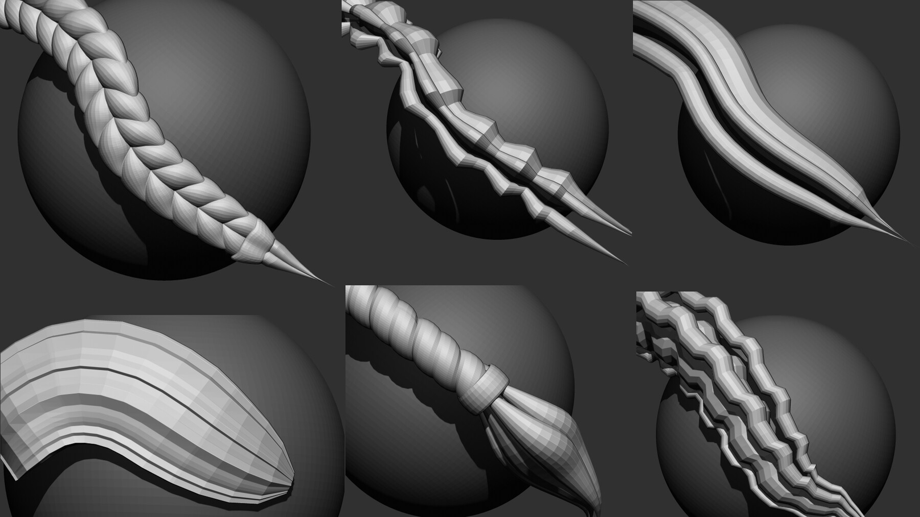 zbrush curves taper