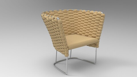 Paola Lenti Ami Chair Balsa Tan