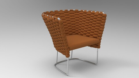 Paola Lenti Ami Chair Beechnut