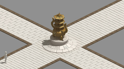 Incense burner - Surface 03