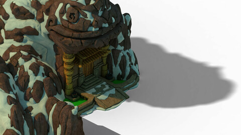 White camel mountain - giant frog house