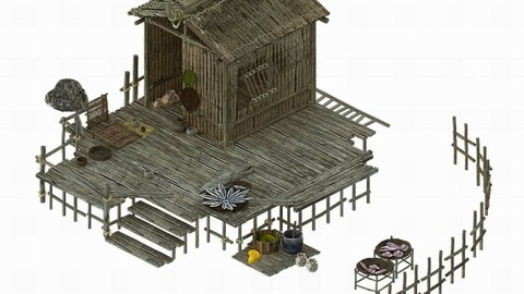 Cangwu Mountain Tribe - Ferry - House