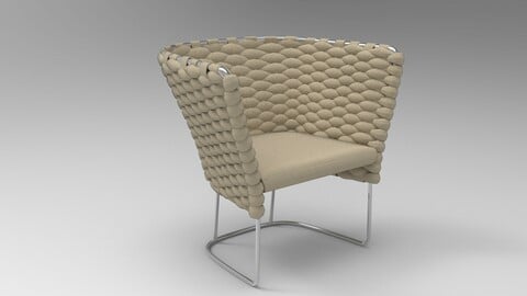 Paola Lenti Ami Chair Light Sand