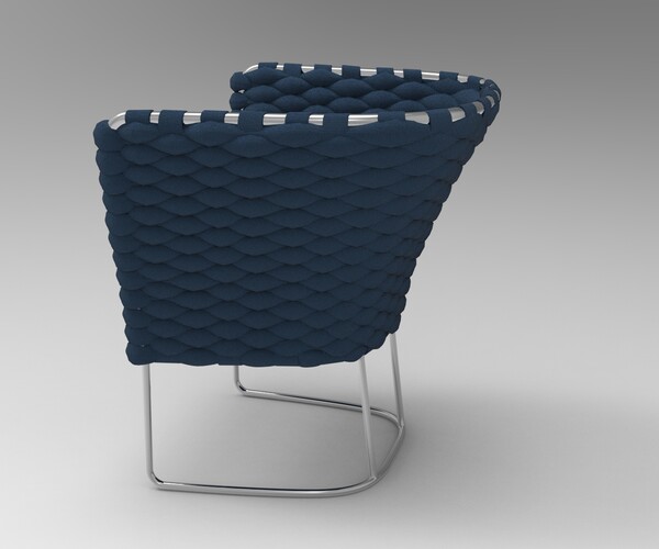 ArtStation Paola Lenti Ami Chair Navy Blue Resources
