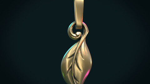 Leaf pendant II