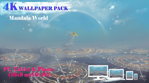 Mandala World 4K Wallpaper Pack