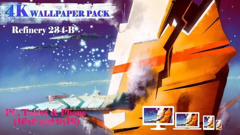 Refinery 234-B 4K Wallpaper Pack