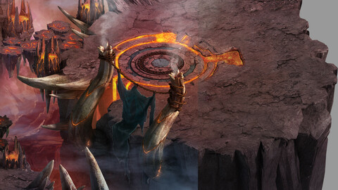 Flaming Cave - Mountain Right