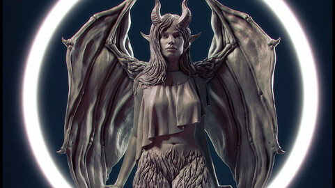 The Succubus 3D print model