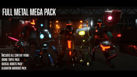 Full Metal Mega Pack Series - (Unreal Engine 4 Characters)
