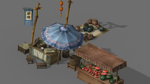 Street small traders - East City bean stalls