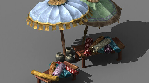 Street vendors - selling stalls