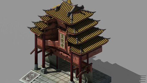 Capital city planning - temple gate