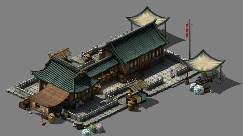 Beijing city planning - small shops