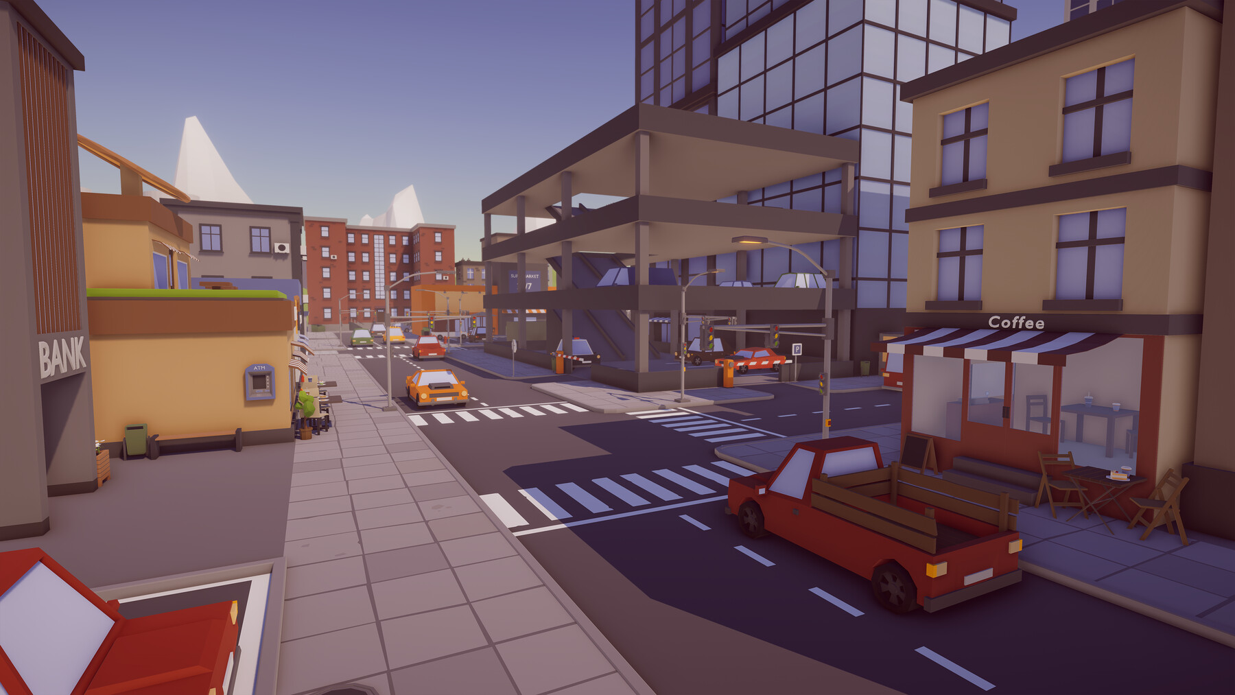 ArtStation - Low Poly Megapolis Pack - Asset for Unity 3D, City Map and ...