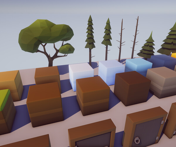 ArtStation - Cartoon Cube World - Asset for Unity 3D, Map and Models ...