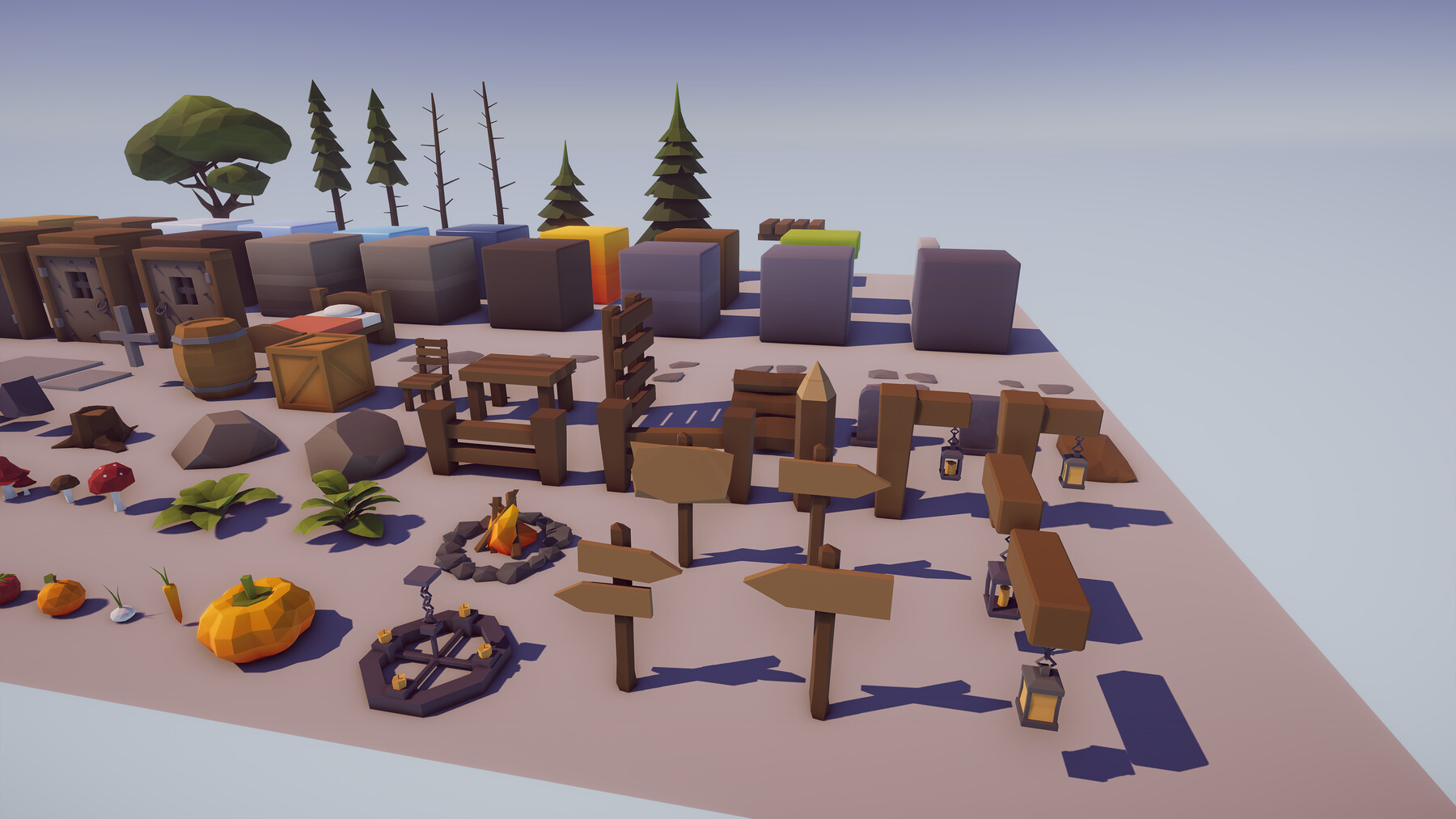 ArtStation - Cartoon Cube World - Asset for Unity 3D, Map and Models ...