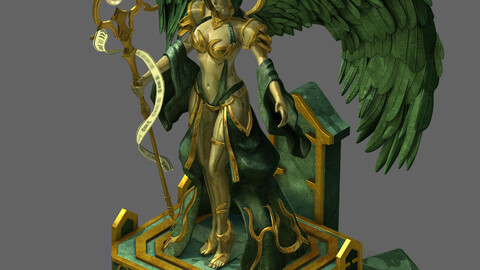 Dragon Lair - Statue of War Goddess