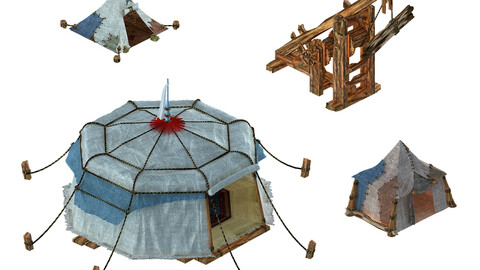 Military Buildings - Tents - Siege Weapons