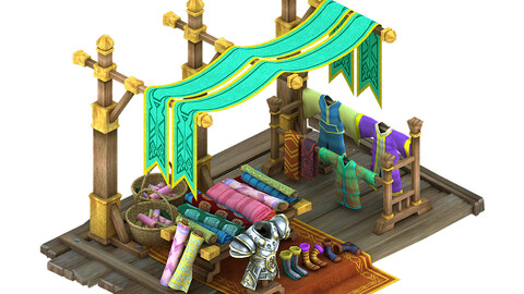 Kunlun village - clothing props shop