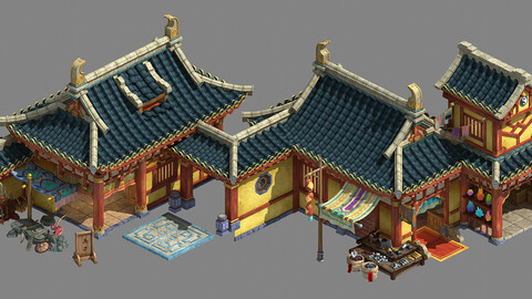 Kunlun Mountain Village - Weapon Shop - Forging Shop