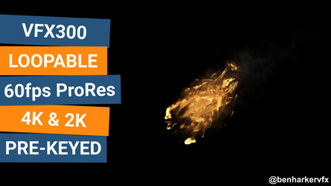 VFX300 - Loopable Fire VFX Asset
