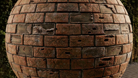 PBR - FREE STYLIZED BRICKWALL - 4K MATERIAL