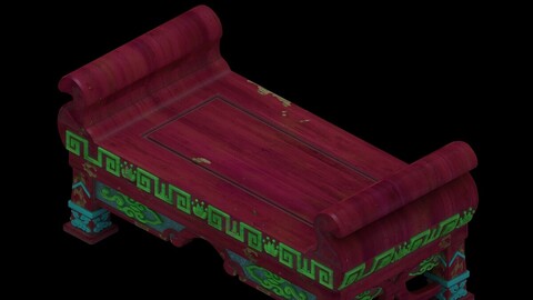 Lee pagoda - five layers of debris - table