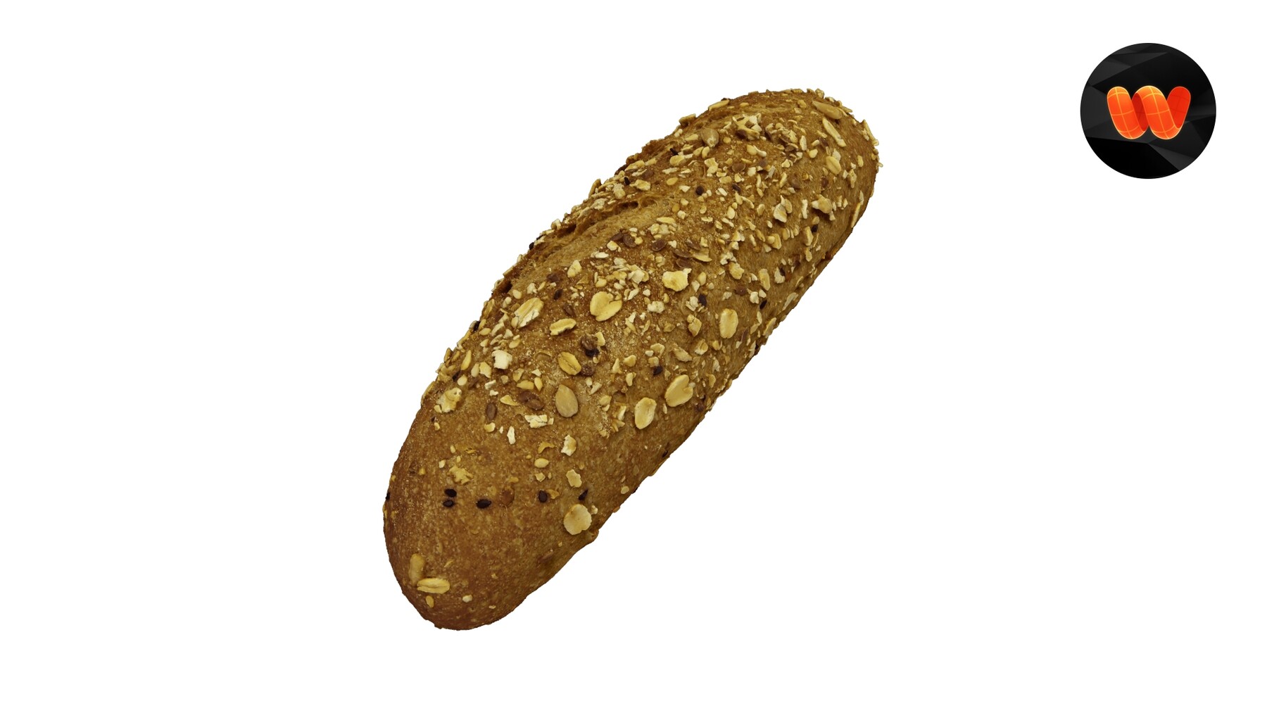 ArtStation Multigrain Roll Extreme Definition 3D Scanned Resources