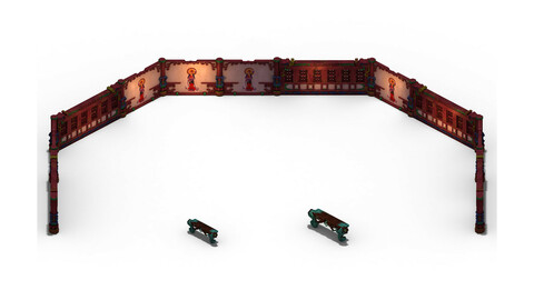 ei Fengta - the first floor of the wall - debris