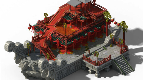 Lin an City - Building outside the building