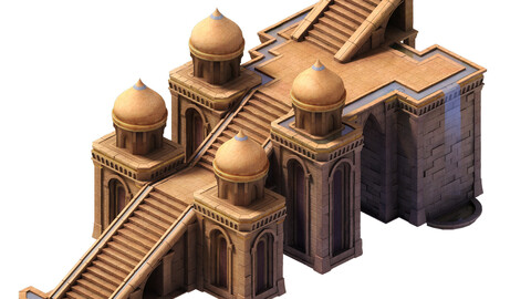 Muslim - palace stairs 02