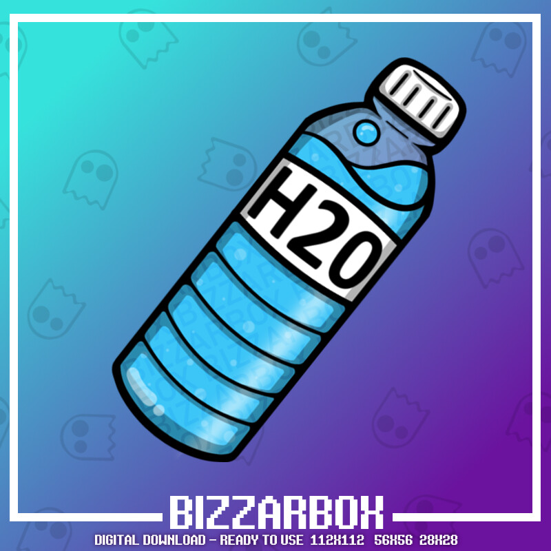 ArtStation - Twitch Emote: Hydrate Water Bottle | Artworks