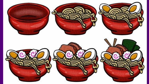 Twitch Sub Badges: Ramen Noodles