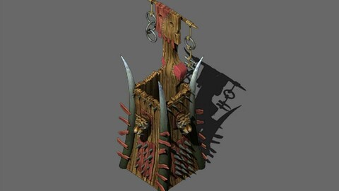 Desert cottage - fence fence 01