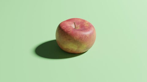 Apple fruit 3D model