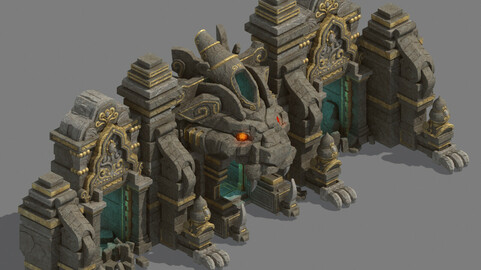 Lion camel ridge door